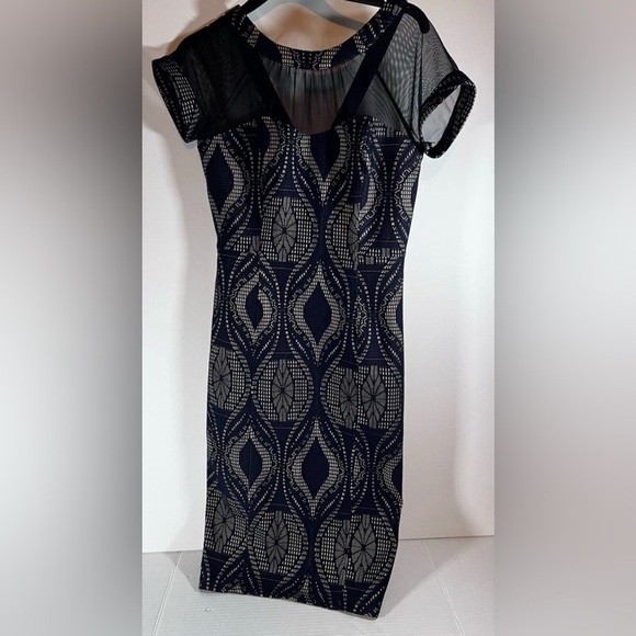 Enfocus Studio Elegant Dress Fit Blue Women’s Size 8 - Picture 1 of 14